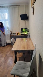 Комод із дверима та 3-ма шухлядами Еверест Сіті-1150 115,2х38х74,6 Дуб сонома/Графіт (DTM-071099) фото від покупців 2