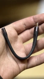 Кабель для быстрой зарядки и синхронизации с Type-C (папа) на Type-C (мама) OEM UC2UC02, 40 Gbps, 100W, USB 4.0, Thunderbolt 3