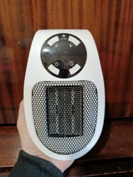 Обогреватель портативный Portable Heater 500 Вт с LCD-дисплеем и пультом управления компактный настенный тепловентилятор мини дуйка фото от покупателей 6