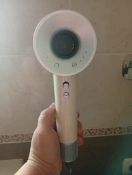 Фен для волосся професійний Super Hair Dryer 5в1 з тримачем білий + сірий фото від покупців 1