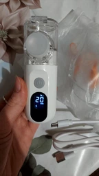 Ингалятор небулайзер Nebulizer Mesh Atomizer для детей и взрослых для дыхательной терапии портативный от сухого кашля насморка боли в горле для астматиков фото от покупателей 10