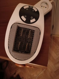 Обогреватель портативный Portable Heater 500 Вт с LCD-дисплеем и пультом управления компактный настенный тепловентилятор мини дуйка фото от покупателей 4