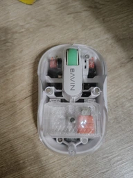 Мышь аккумуляторная BAVIN G-K-992 RGB Wireless 2.4G Plug-and-play DPI Bluetooth 5.1 White фото от покупателей 1