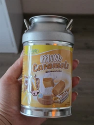 Цукерки молочні Корівки Woogie Milk Caramels Milchkaramellen Вуугі у металевій скарбничці Баночці 250г