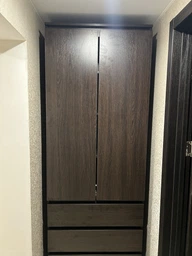 Шафа з полицями для одягу Moreli T-210 2110x800x500 Білий-Антрацит