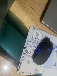 Мышка беспроводная бесшумная компьютерная Art Planet Mouse Pro 3 Slim для макбука ПК и ноутбука аккумуляторная безпроводная 2в1 Bluetooth и USB 2.4ГГц плоская Slim с RGB подсветкой к мак компьютеру игровая 400мАг