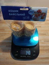 Ваги кухонні електронні цифрові з таймером 5 кг точність 0.1 г для кухні кави з РК дисплеєм підсвіткою функцією тари компактні фото від покупців 8
