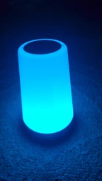 Аккумуляторний нічник з USB зарядкою LED RGB лампа в спальню Villa Volance з пультом, зміна 13 кольорів, регулювання яскравості біла + жовта фото від покупців 1