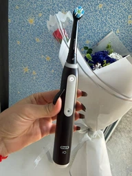Насадки для зубної щітки oral b io універсальні Dental Man Star Light Black iO змінні головки для електричної щітки орал б іо відбілюючі чорні 4 шт фото від покупців 1