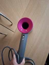 Super Hair Dryer Рожевий фен з 1 насадкою концентратор та синій кейс у комплекті фото від покупців 1