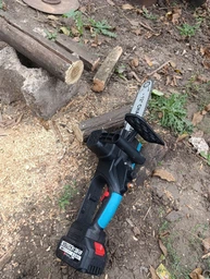 Акумуляторна ланцюгова пила ( пилка ) садова Vollyx Electric Saw з шиною 12" для дерева та гілок, електропила + 2 акумулятори 21В, кейс фото від покупців 2