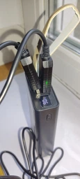 Повербанк 50000 mah 22.5W Super Fast Charge 10024 з LED дисплеєм і швидкою зарядкою PD/QC 3 порта powerbank павербанк для телефона apple айфона iphone самсунг samsung роутера планшета універсальний з ліхтариком фото від покупців 3
