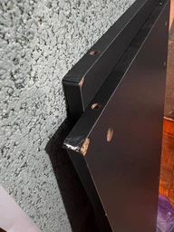 Прихожая Vida 1480*380*2000 с вешалкой, тумбой для обуви, сиденьем и закрытыми секциями Дуб Артизан/Антрацит