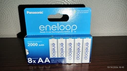Аккумулятор Panasonic Eneloop AA 2000 mAh 8BP 8 шт. (BK-3MCDE/8BE)