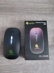 Беспроводная бесшумная аккумуляторная мышка с RGB подсветкой 1600DP Bluetooth 5.2 + 2.4 GHz тихая для ноутбуков пк планшетов плоская Slim фото от покупателей 2