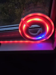 Умная гибкая неоновая led лента smart neon RGB-IC magic с bluetooth usb адаптером диодная подсветка 5 метров смарт светодиодный ргб цветной неон адресная трубка управление с телефона пульт с блютуз приложением 5 вольт комплект для авто тв пк фото от покупателей 5