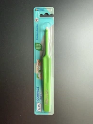 Монопучкова зубна щітка TePe Compact Tuft Біла (432368) (7317400002446)