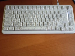 Магнітна бездротова клавіатура Attack Shark X82PRO HE / Rapid Trigger / 8к Гц / White Contours / Білий з прозорим