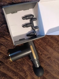 Ручний масажер перкусійний Mini Massager Gun із вбудованим екраном, акумуляторний, портативний