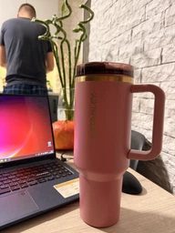 Термокухоль Stanley The Quencher ProTour Flip Straw Tumbler 40 oz (1180 мл) білий