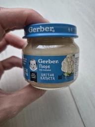 Упаковка овощного пюре Gerber Цветная капуста с 6 месяцев 80 г х 6 шт (7613287164988)