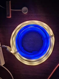 Умная гибкая неоновая led лента smart neon RGB-IC magic с bluetooth usb адаптером диодная подсветка 5 метров смарт светодиодный ргб цветной неон адресная трубка управление с телефона пульт с блютуз приложением 5 вольт комплект для авто тв пк фото от покупателей 2