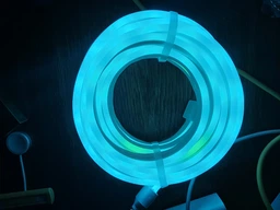 Умная гибкая неоновая led лента smart neon RGB-IC magic с bluetooth usb адаптером диодная подсветка 5 метров смарт светодиодный ргб цветной неон адресная трубка управление с телефона пульт с блютуз приложением 5 вольт комплект для авто тв пк фото от покупателей 1