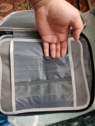 Органайзер для документів сумка з кодовим замком дорожній кейс для документів та гаджетів синій фото від покупців 7