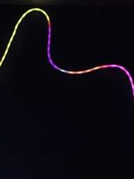 Умная гибкая неоновая led лента smart neon RGB-IC magic с bluetooth usb адаптером диодная подсветка 5 метров смарт светодиодный ргб цветной неон адресная трубка управление с телефона пульт с блютуз приложением 5 вольт комплект для авто тв пк