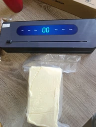 Вакууматор для сухих и влажных продуктов вакуумный упаковщик с LED-дисплеем и резаком 10 пакетов в комплекте фото от покупателей 1