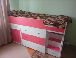 Ліжко горище 80*190 зі столом, комодом та сходами Венге магія/дуб молочний (К3-10/2) фото від покупців 1