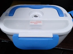 Ланч-бокс електричний The Electric Lunch Box з підігрівом 220V / 12V. Термос для їжі з підігрівом зелений