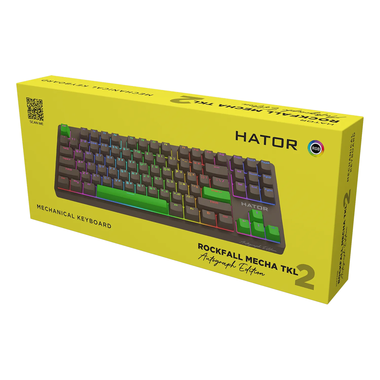 Клавиатура проводная HATOR Rockfall 2 Autograph Edition Mecha TKL