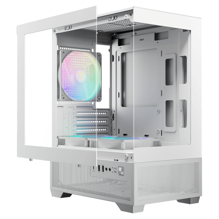 Корпус для ПК, GAMDIAS AURA GC9M ELITE WH ARGB PC Case
