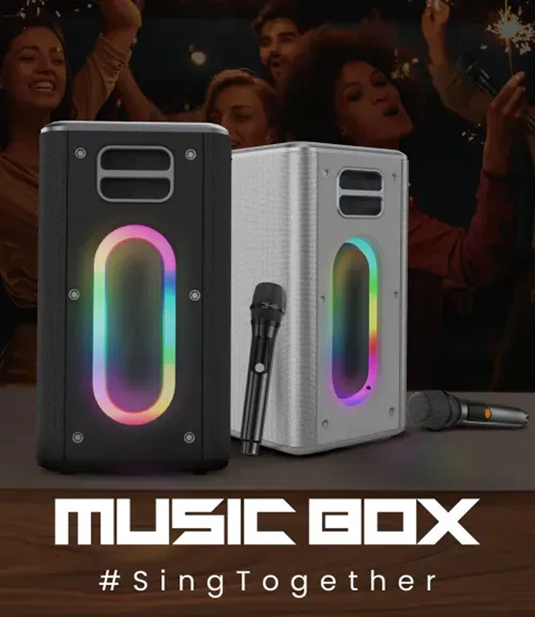 Портативная колонка HiFuture MusicBox 100W RGB Black (musicbox