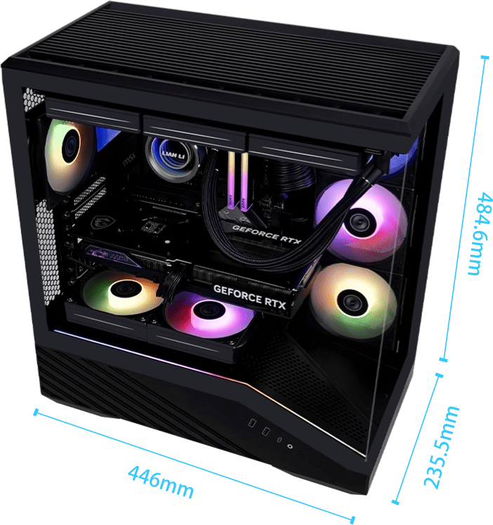 Корпус для ПК, Lian Li V100, Black