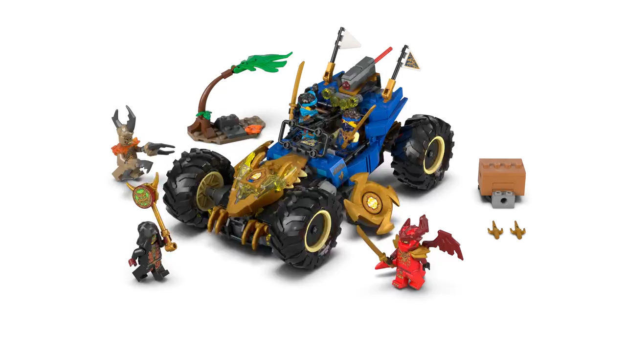 Конструктор LEGO Ninjago Автомобиль-трансформер Джея 387 деталей