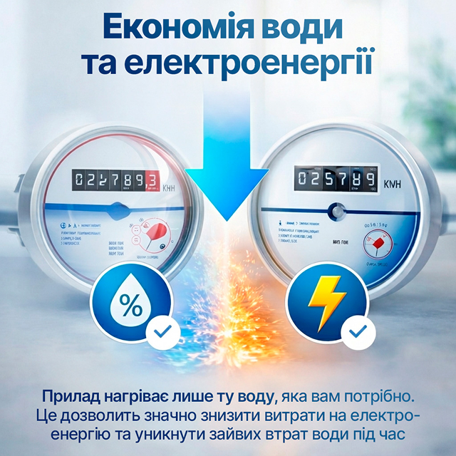 Экономия воды и электроэнергии