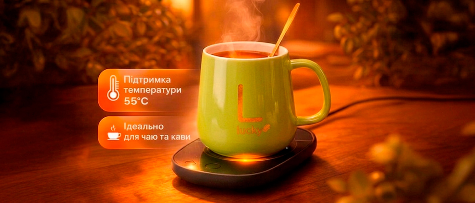 Чашка с подогревом BRS Салатовый