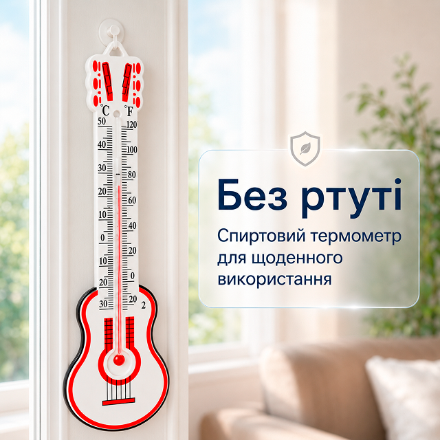 Безопасный спиртовой термометр