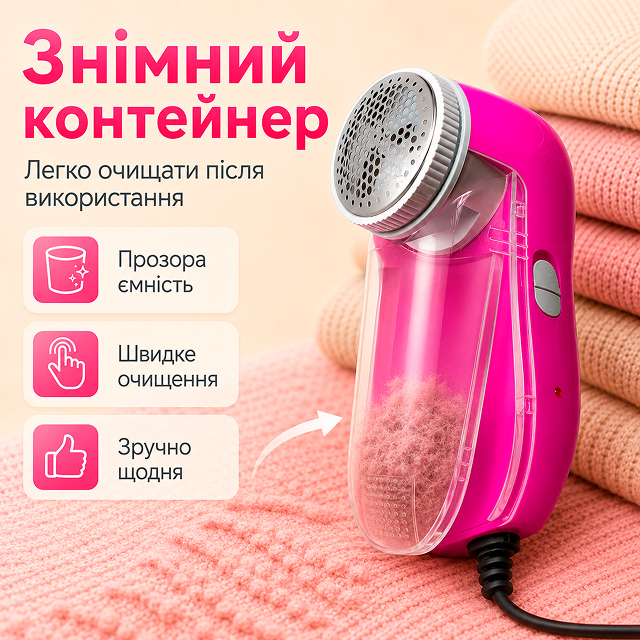 Прозорий знімний контейнер