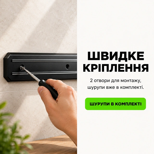 Легкий монтаж на стіну