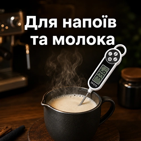 Измерение температуры напитков и молока