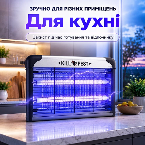 Лампа от насекомых удобна для кухни