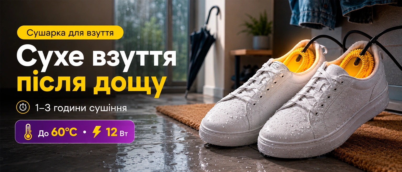 Сухая обувь после дождя - электрическая сушилка ДОМОВЕНОК Классик 12/220 ЕС NEW