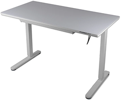 Регульований стіл Barsky StandUp white glass 1200*600 BST-12new