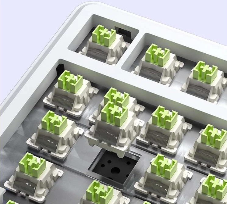 AULA-F75MAX hot-swappable switches