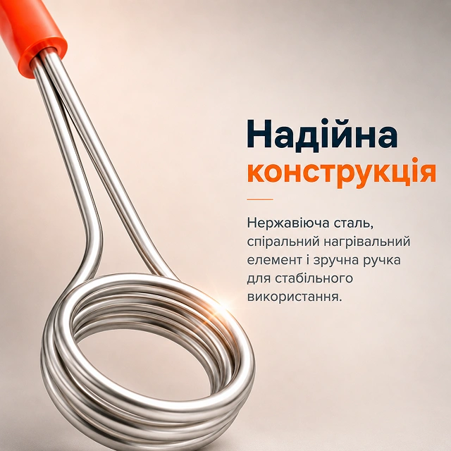 Надежная стальная конструкция и спиральный нагревательный элемент