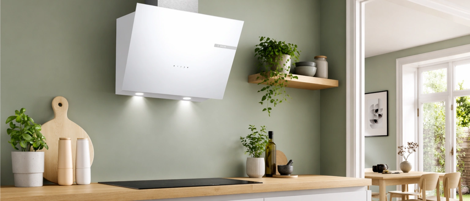 Настенная вытяжка Bosch DWK66PJ20T, Серия 4