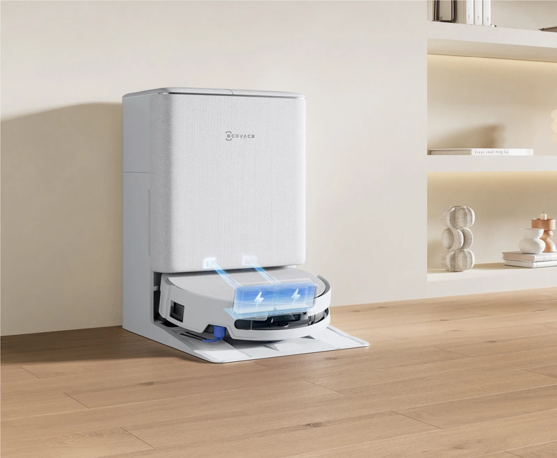 Технологія заряджання PowerBoost — Ecovacs DEEBOT T90 PRO OMNI